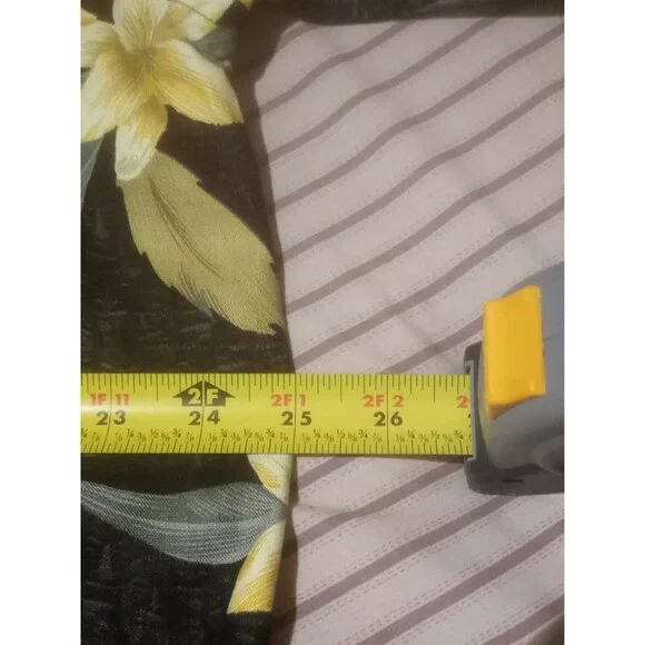 New Cutter Buck Shirt Mens Large L Short Sleeve Button Front Floral Multicolor - Picture 13 of 15